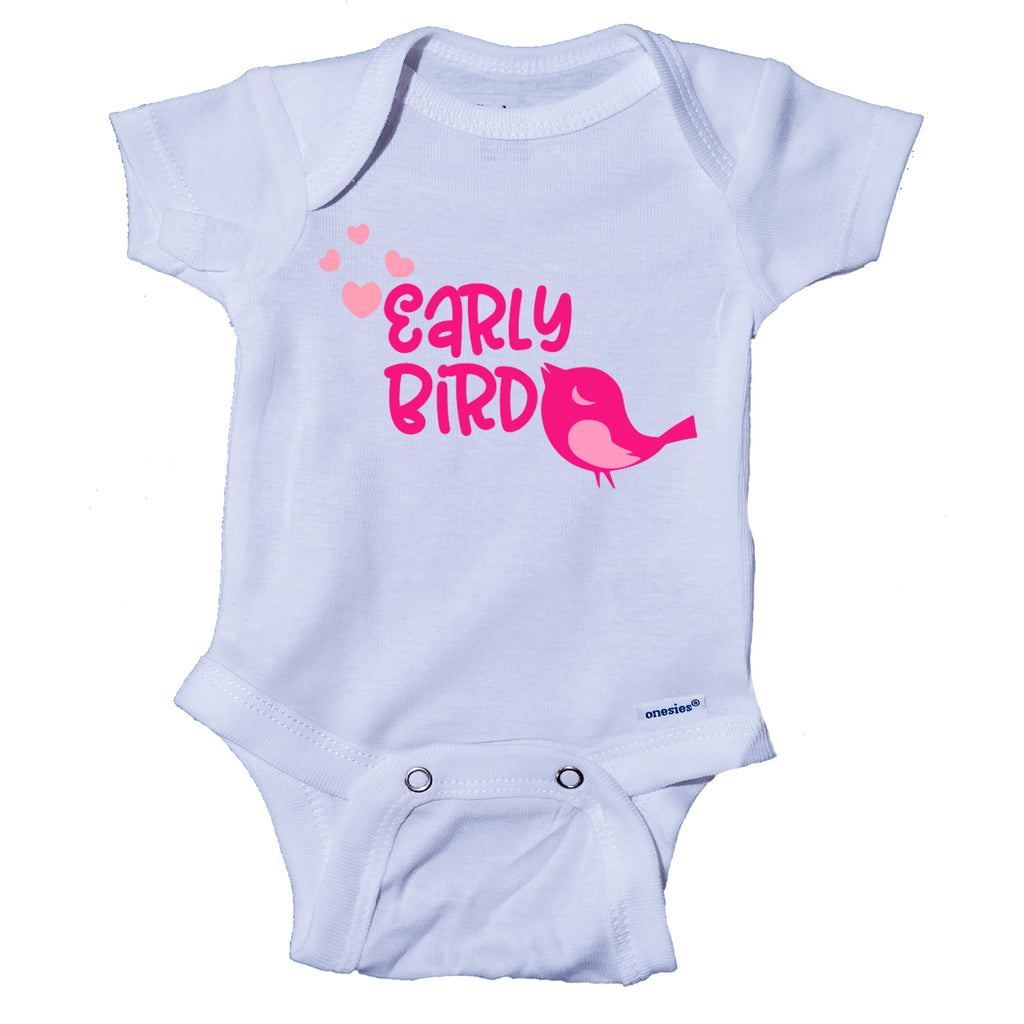 Early Bird - Miracle Baby- NICU Baby Onesie® One-Piece Bodysuit- Ink Trendz