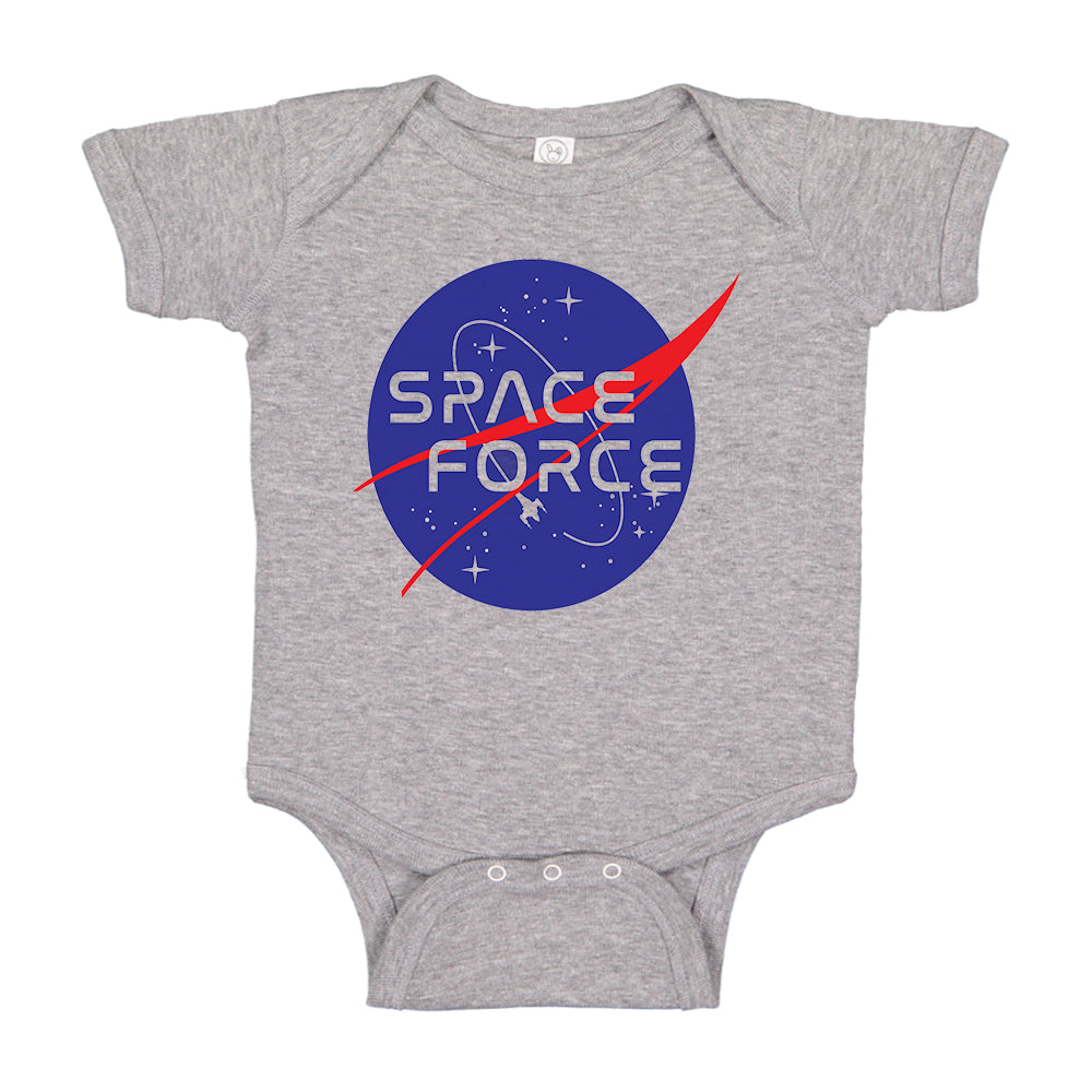 Space Force USSF Funny Nasa Style Baby Bodysuit
