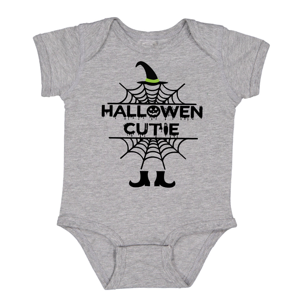 Ink Trendz®  Halloween Cutie Witch Web  Baby Bodysuit Romper,Halloween onesie, Halloween onesies, Halloween Baby