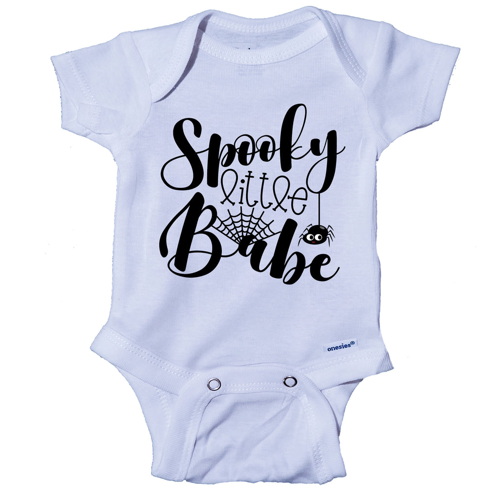 Ink Trendz Spooky Little Babe Halloween Themed Baby Onesie® One-Piece Bodysuit Halloween Onesie, Halloween onesies, Cute Halloween Onesie