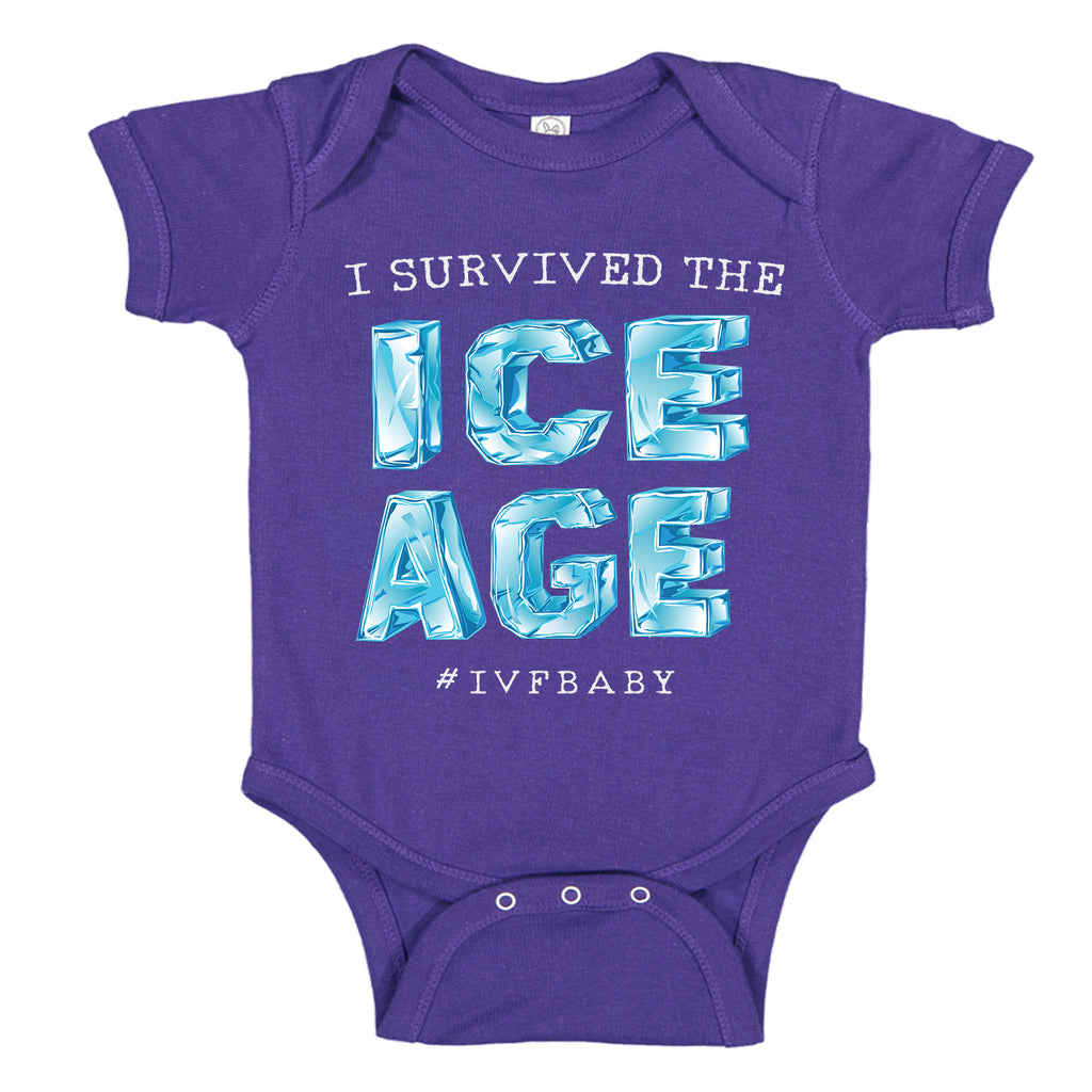 I Survived The ICE AGE IVF Infertility Baby Bodysuit