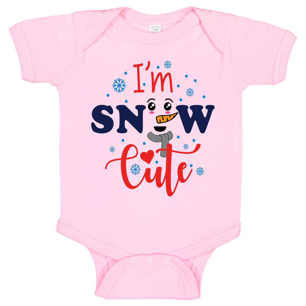 I'm Snow Cute Snowman Winter Wonderland Baby  Bodysuit Creeper