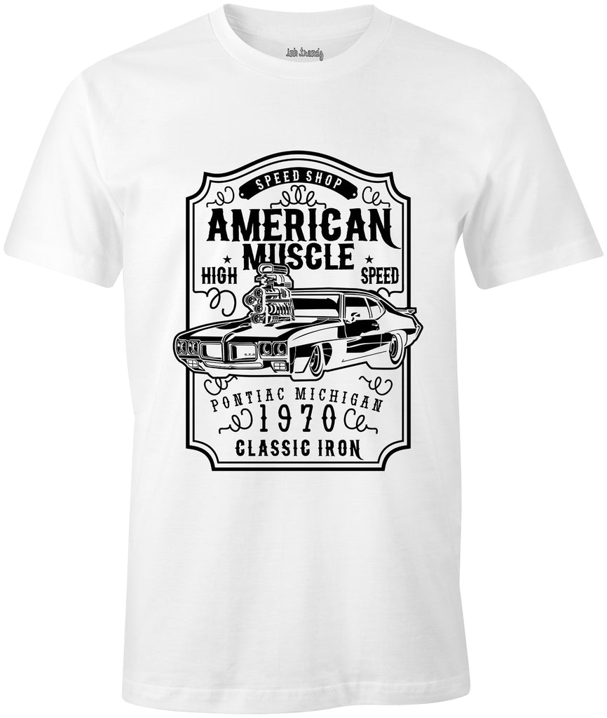 Ink Trendz American Muscle Pontiac GTO Car T-Shirt