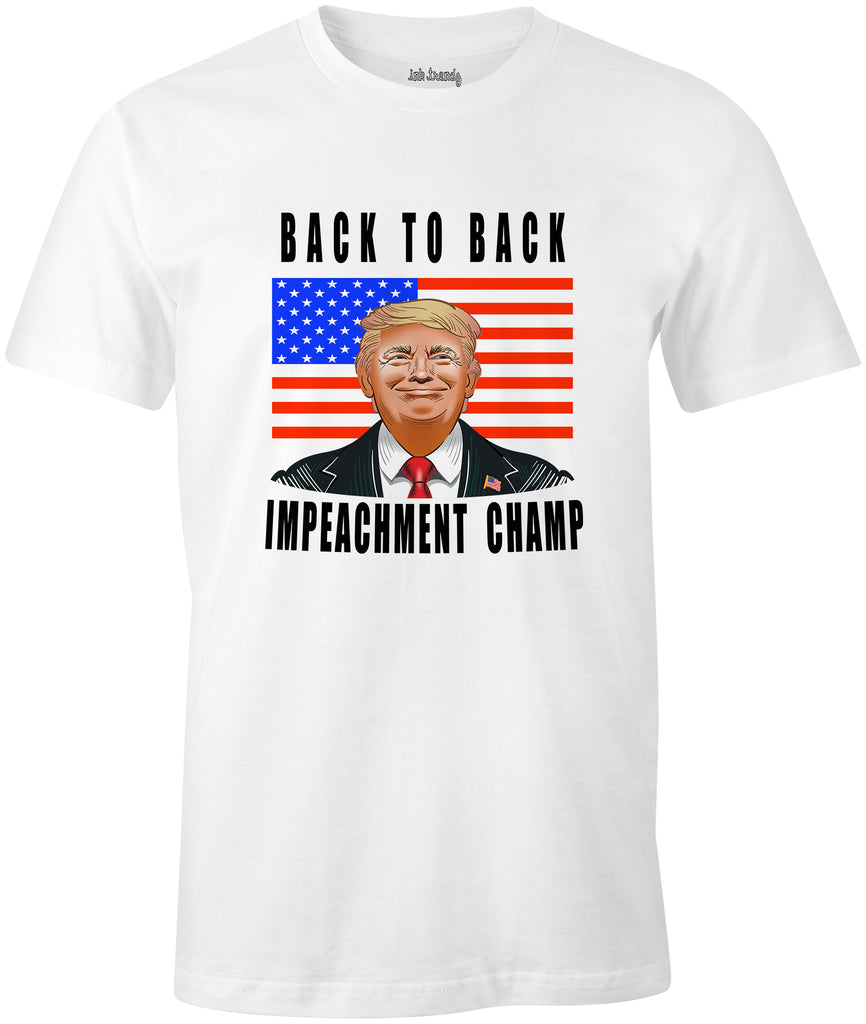 Ink Trendz® Back to Back Impeachment Champ Trump Acquitted T-Shirt, Trump Impeachment T-shirt