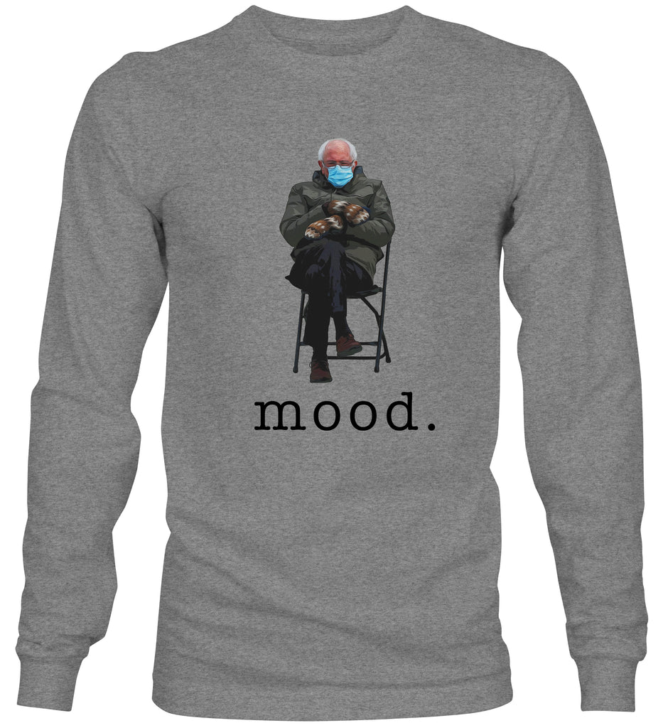 Ink Trendz® Bernie Meme mood. Funny Political Crewneck Sweatshirt