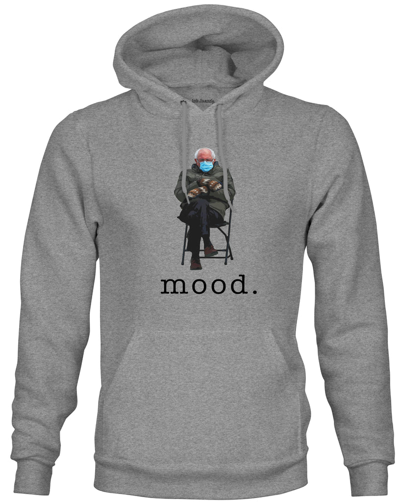 Ink Trendz® Bernie Meme mood. Funny Political Hooded Sweatshirt Hoodie