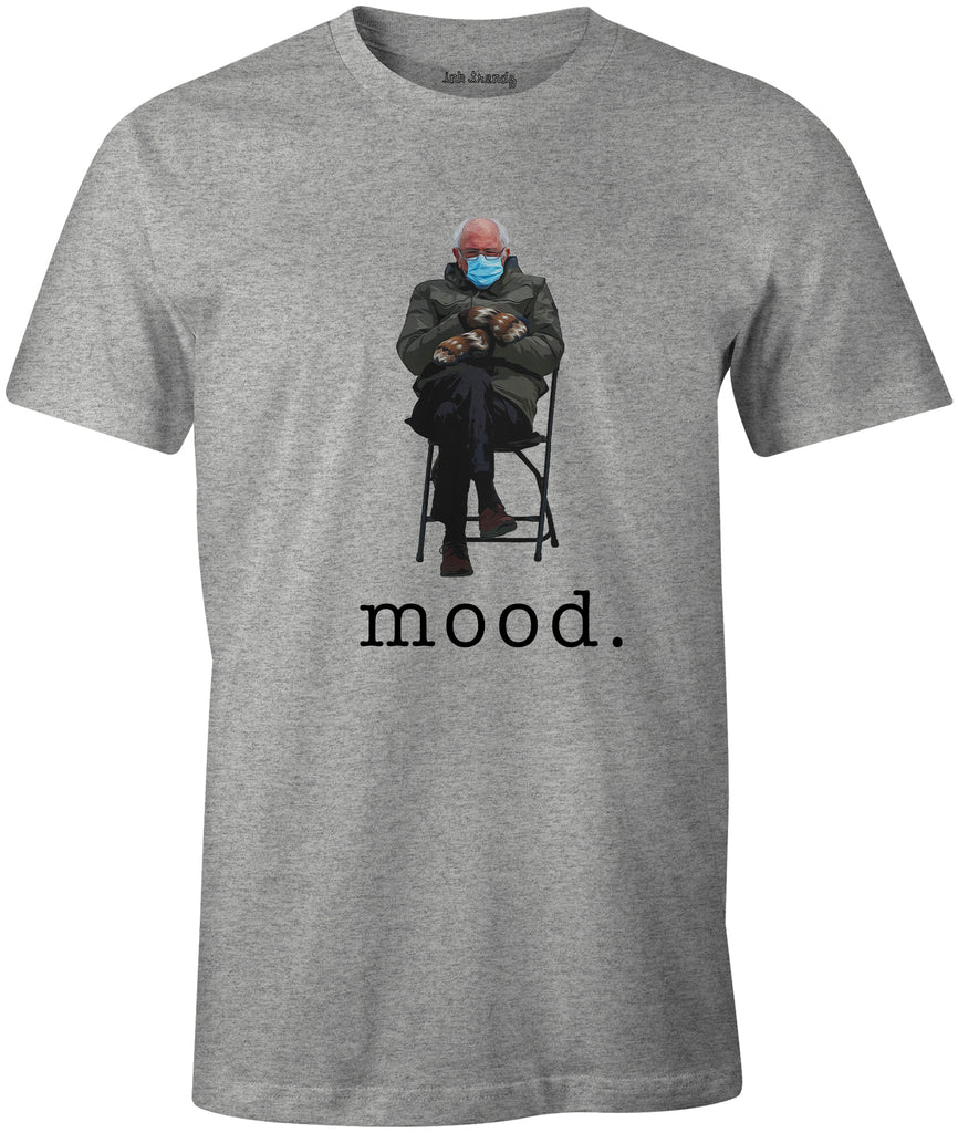 Ink Trendz® Bernie Meme mood. Funny Political Crewneck T-shirt, Funny Bernie T-Shirt, Funny Bernie Meme T-shirt
