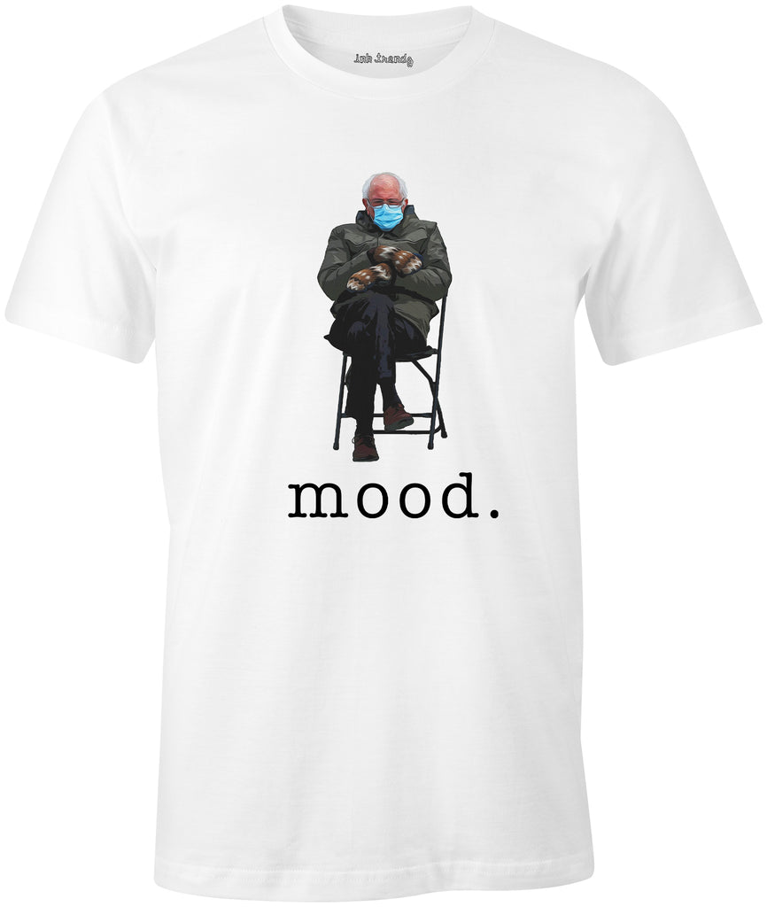 Ink Trendz® Bernie Meme mood. Funny Political Crewneck T-shirt, Funny Bernie T-Shirt, Funny Bernie Meme T-shirt