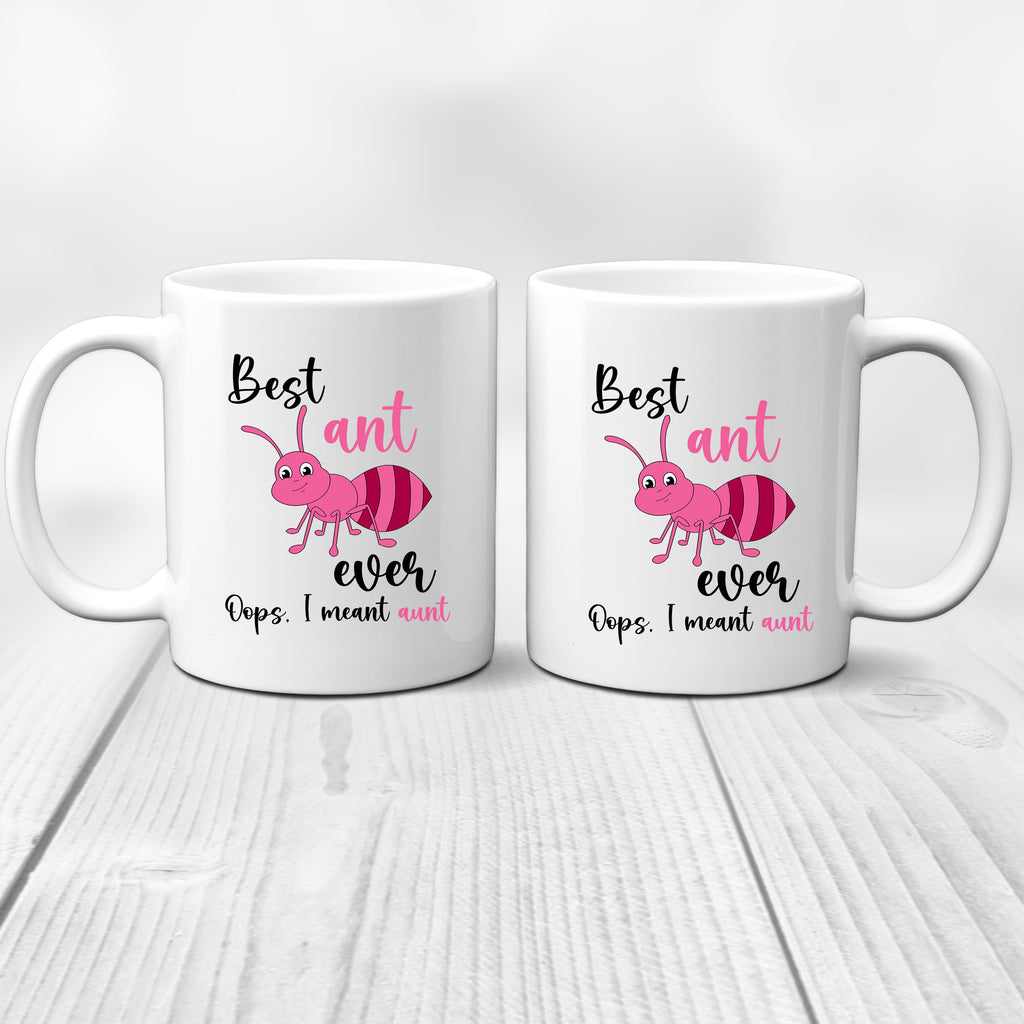 Ink Trendz Best Ant Ever Oops. I Meant Aunt, Aunt Gift, Aunt Announcement  11 oz. Ceramic Coffee Mug
