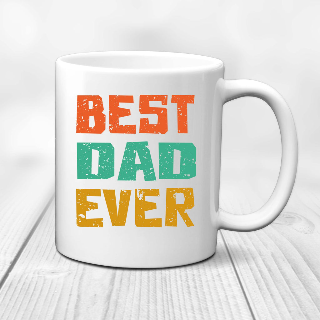 Ink Trendz Best Dad Ever Grunge Fathers Day 11 oz. Ceramic Coffee Mug