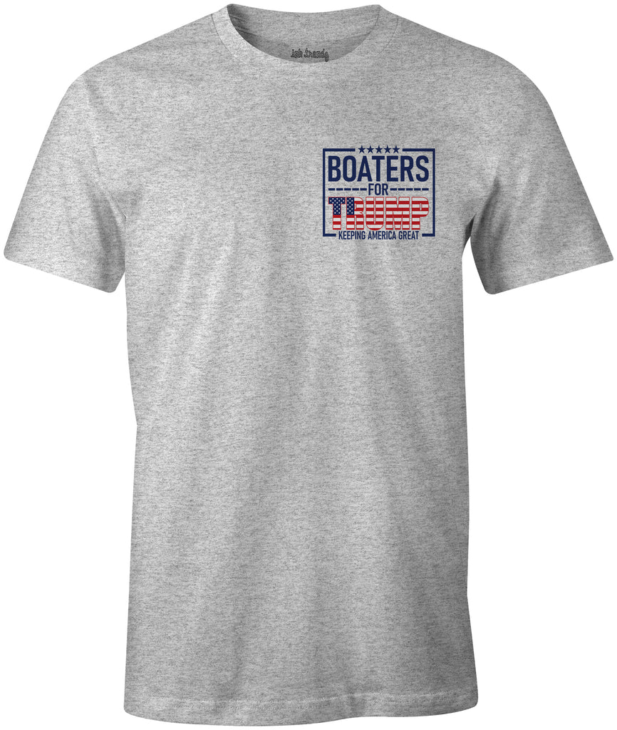 Ink Trendz® Boaters For Trump Keep America Great Premium T-Shirt (GD-2)