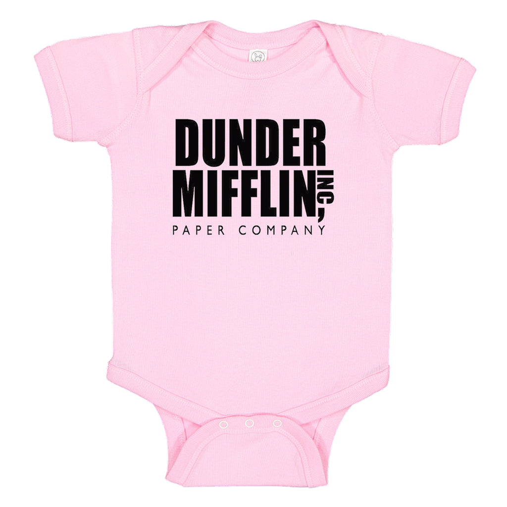 Ink Trendz Dunder Mifflin Inc. The Office Merchandise Infant Baby Bodysuit Romper