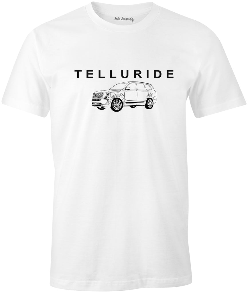 Ink Trendz® Telluride Nightfall Edition Cotton Crewneck T-Shirt, Kia Telluride T-shirt, Kia t-shirt, Telluride T-shirt