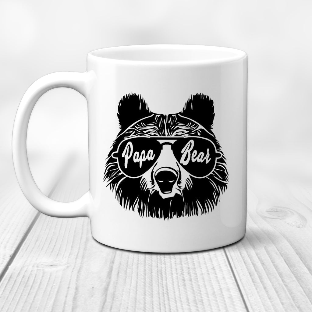 Ink Trendz® Papa Bear  Fathers Day Mug or Father Announcement  11 oz. Ceramic Coffee Mug, Papa Bear Mug, Papa Bear Apparel, Papa Bear Coffee Mug, Fathers Day Mug, Fathers Day Gift