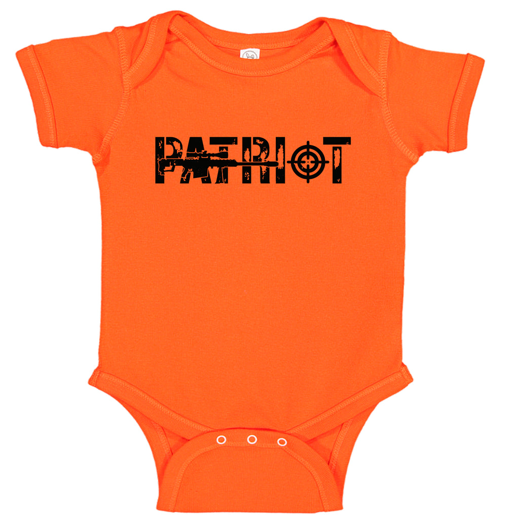 Ink Trendz Distressed PATRIOT AR-15 Gun Freedom Baby Bodysuit, Onesies, Military Onesie, Military Baby, Patriot Onesie, Patriot Onesies, Patriot Onesie, Gun Onesies, Gun Onesie, AR-15 Onesie