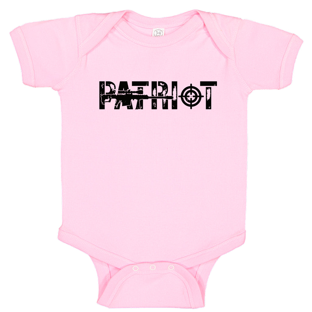 Ink Trendz Distressed PATRIOT AR-15 Gun Freedom Baby Bodysuit, Onesies, Military Onesie, Military Baby, Patriot Onesie, Patriot Onesies, Patriot Onesie, Gun Onesies, Gun Onesie, AR-15 Onesie