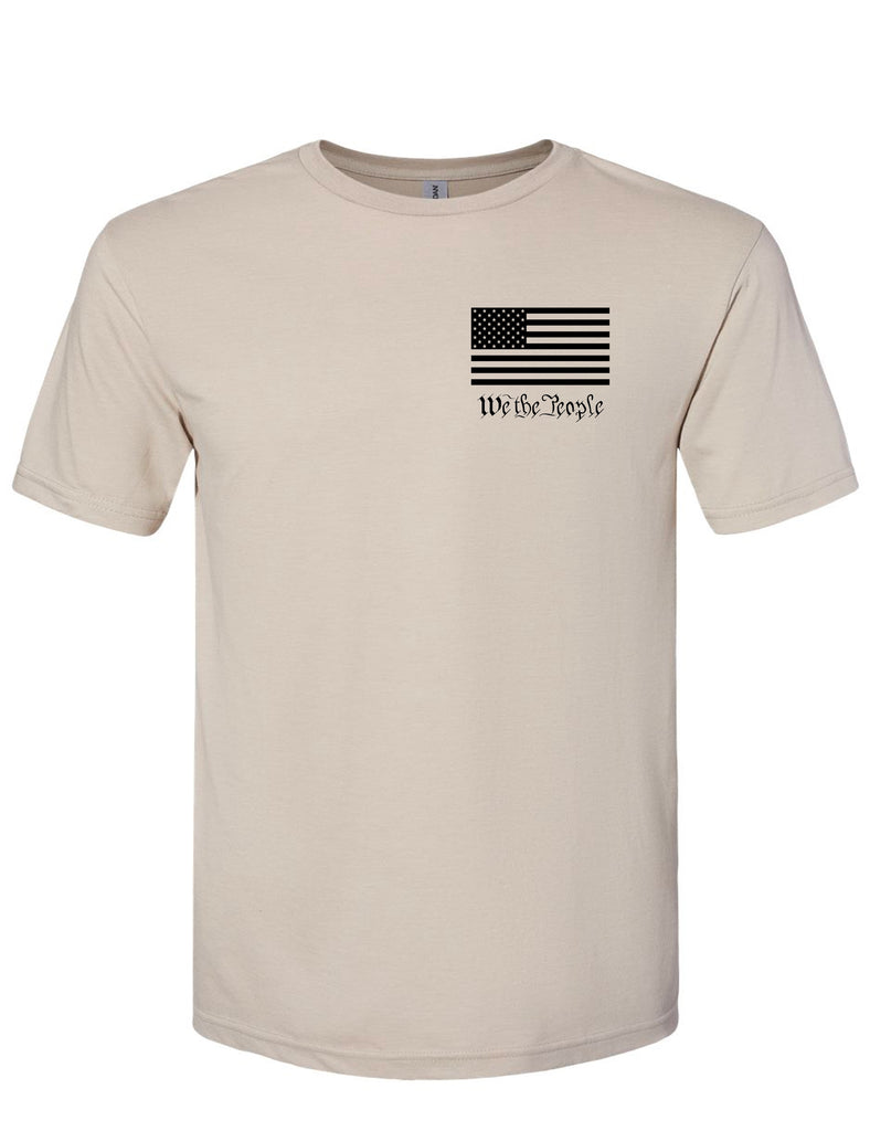 Ink Trendz® We The People America Military Stye Crewneck T-shirt, Patriotic T-Shirt, Patriotic Apparel