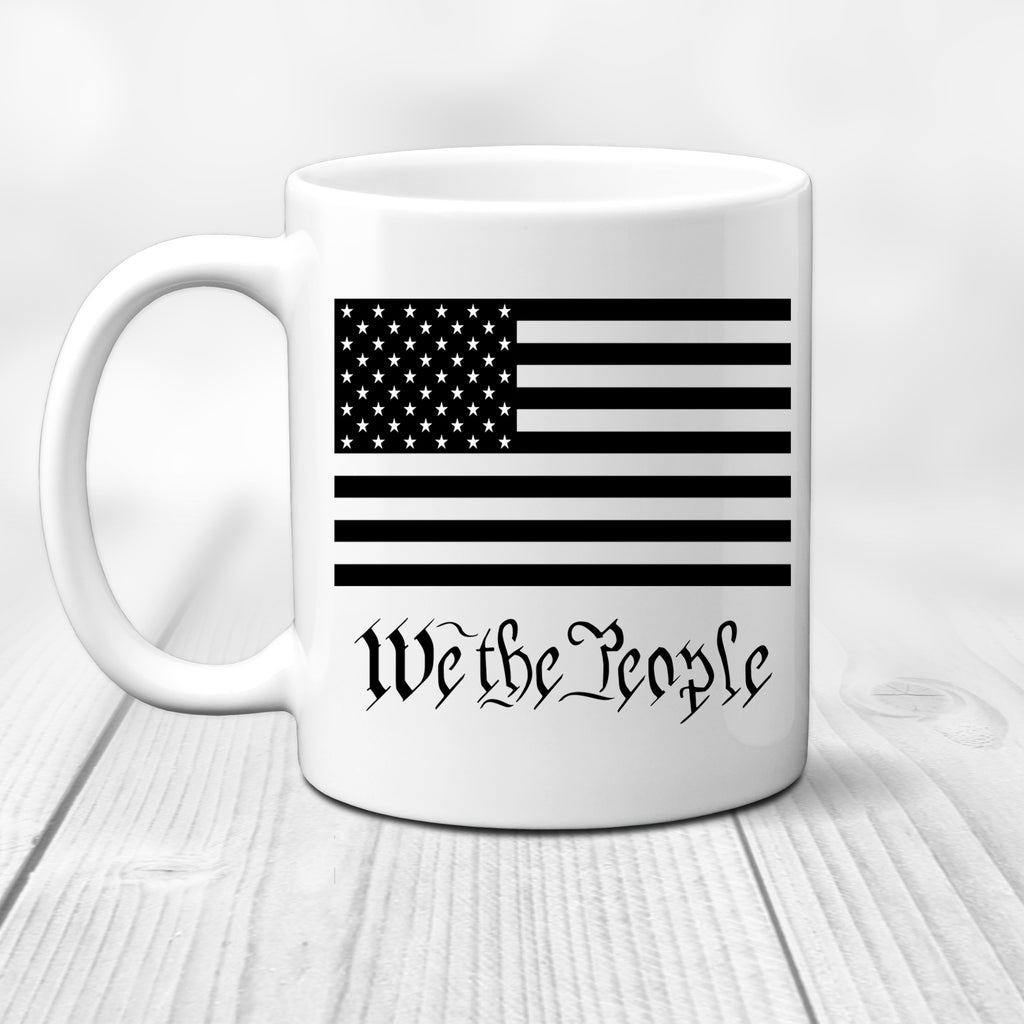 Ink Trendz® We the People American Flag 11 Oz. Coffee Mug Cup, Patriotiuc Coffee Mug, We the People Mug, We the People swag