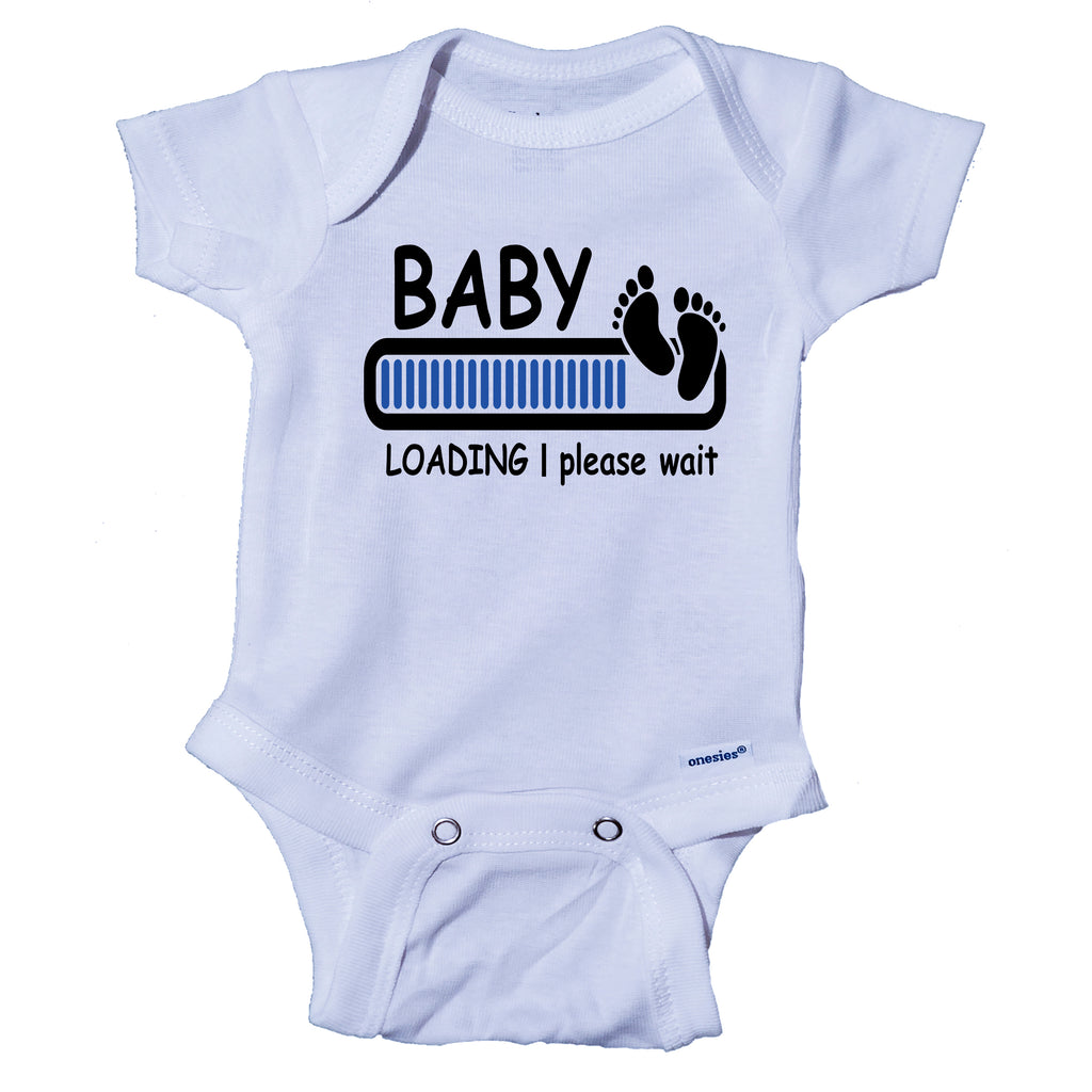 Ink Trendz® Baby Loading Baby Reveal Cute Infant Bodysuit Baby Onesie