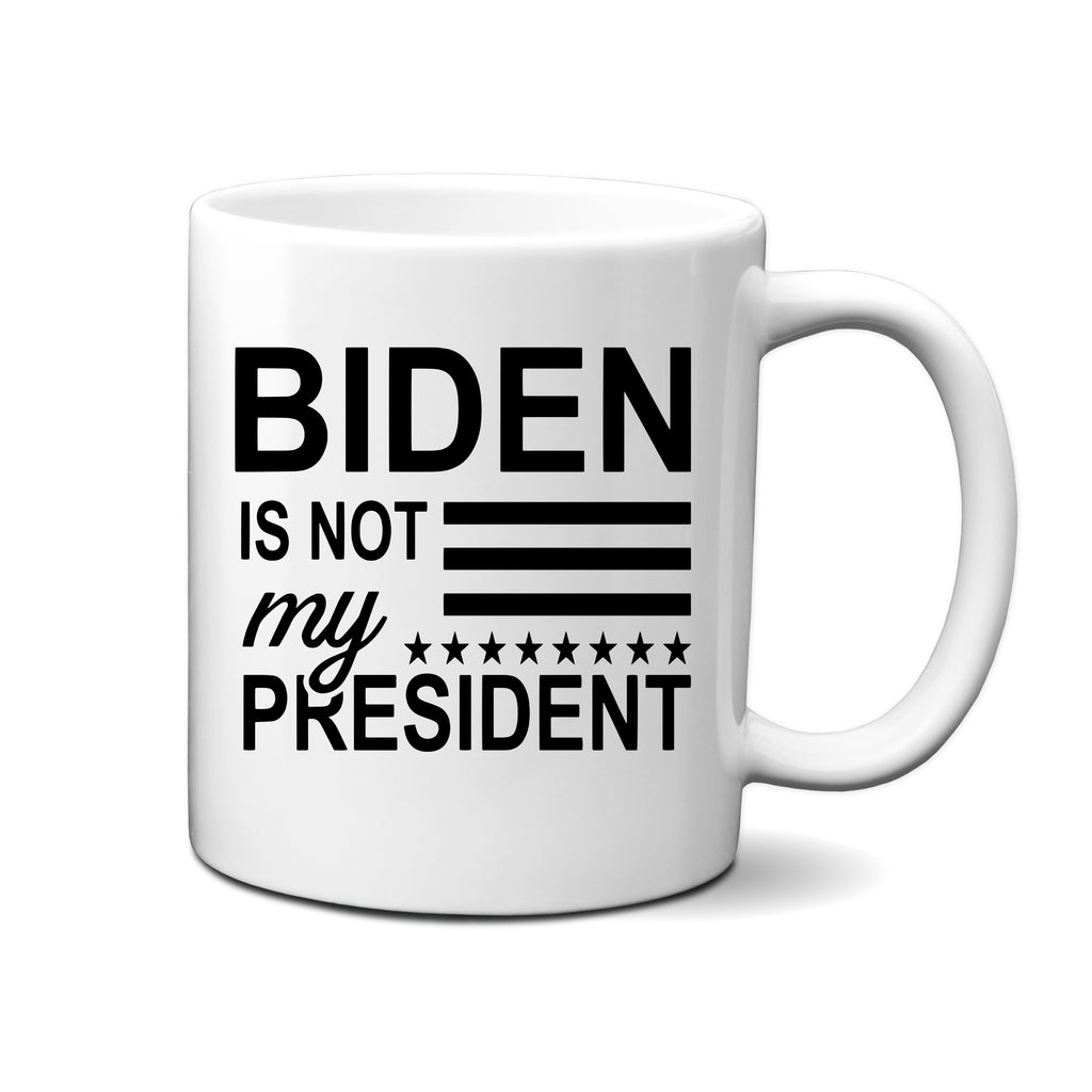 Ink Trendz® Biden Not My President Anit-Biden Joe Biden Political Humor Novelty Coffee Mug, TRUMP 2020, NOT MY PRESIDENT APPAREL, NOT MY PRESIDENT Mug, Not My President gear, Not My Preseident, Sleepy Joe