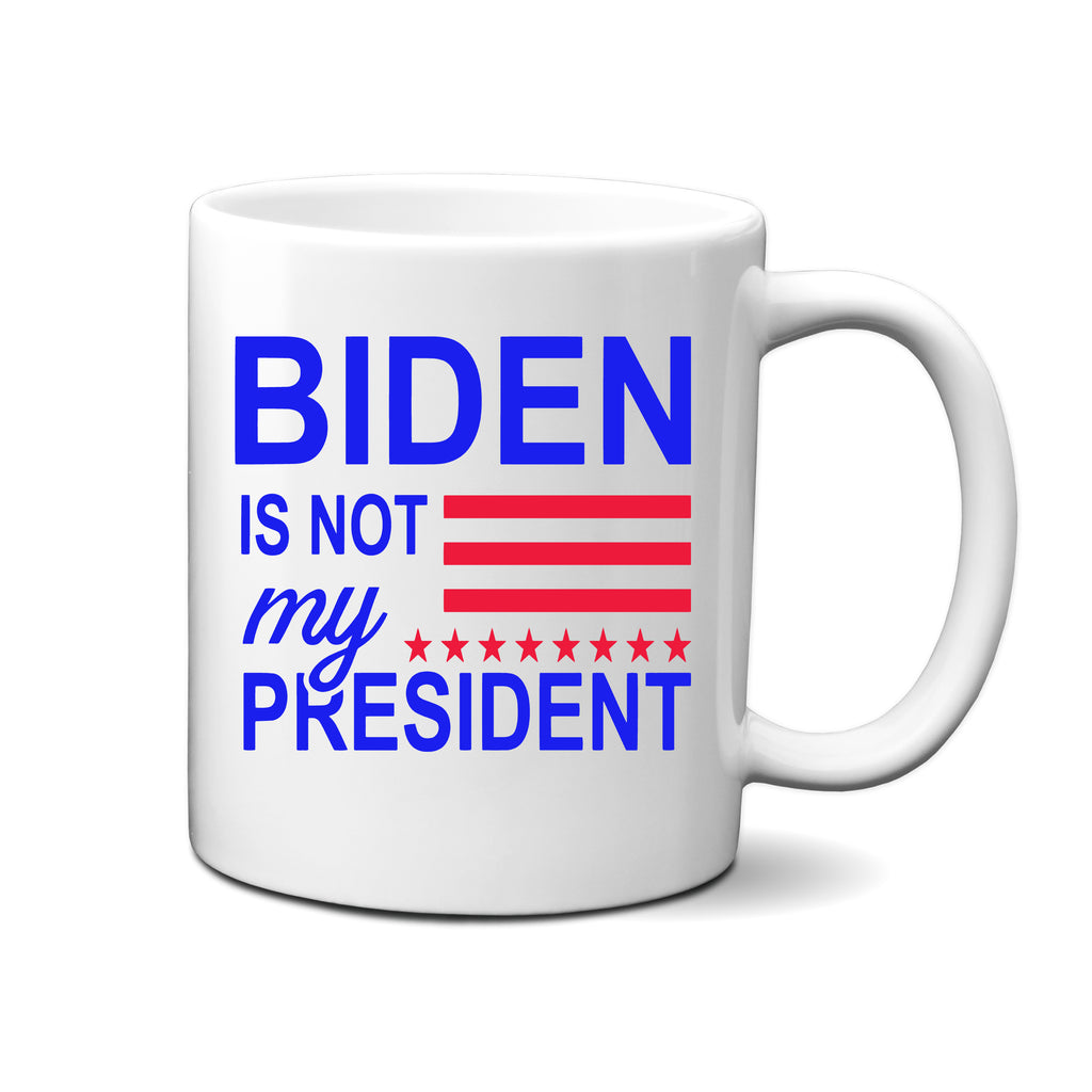 Ink Trendz® Biden Not My President Anit-Biden Joe Biden Political Humor Novelty Coffee Mug, TRUMP 2020, NOT MY PRESIDENT APPAREL, NOT MY PRESIDENT Mug, Not My President gear, Not My Preseident, Sleepy Joe