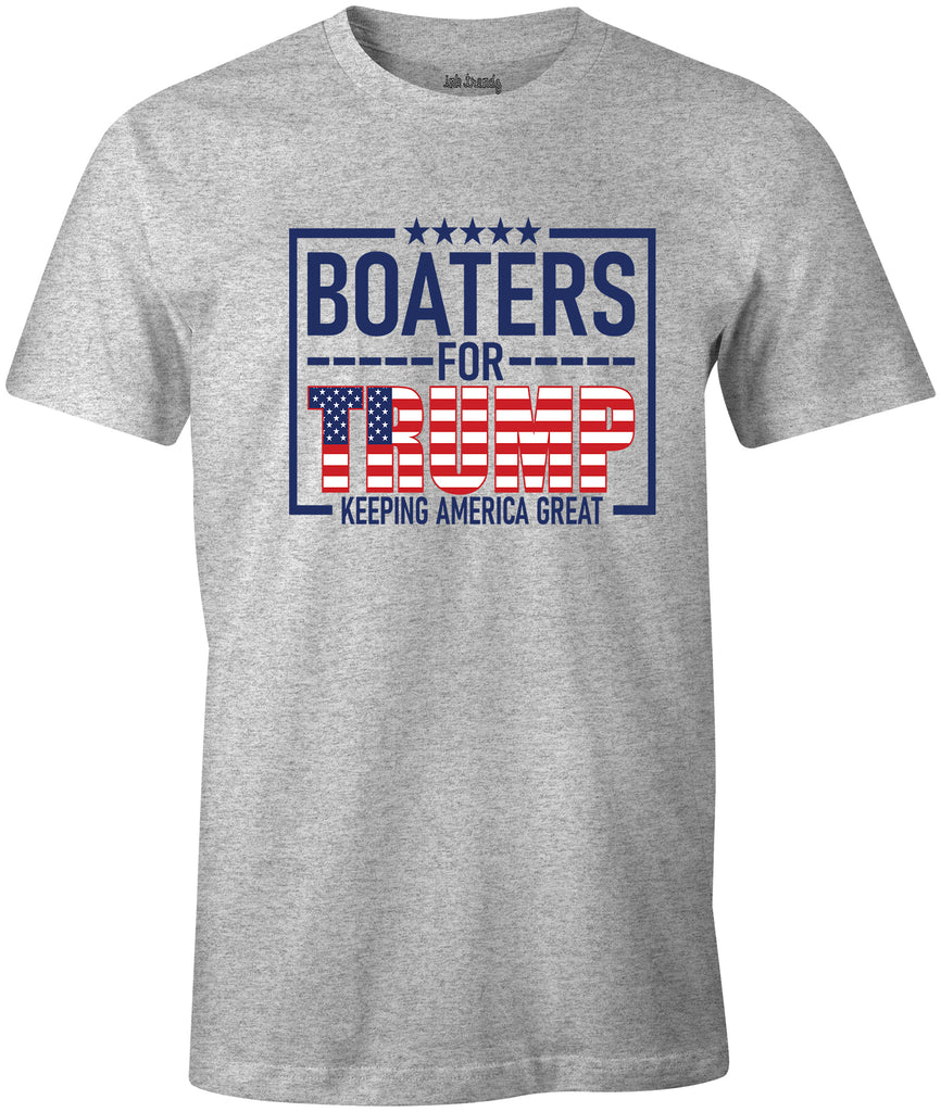 Ink Trendz® Boaters For Trump Keep America Great T-Shirt