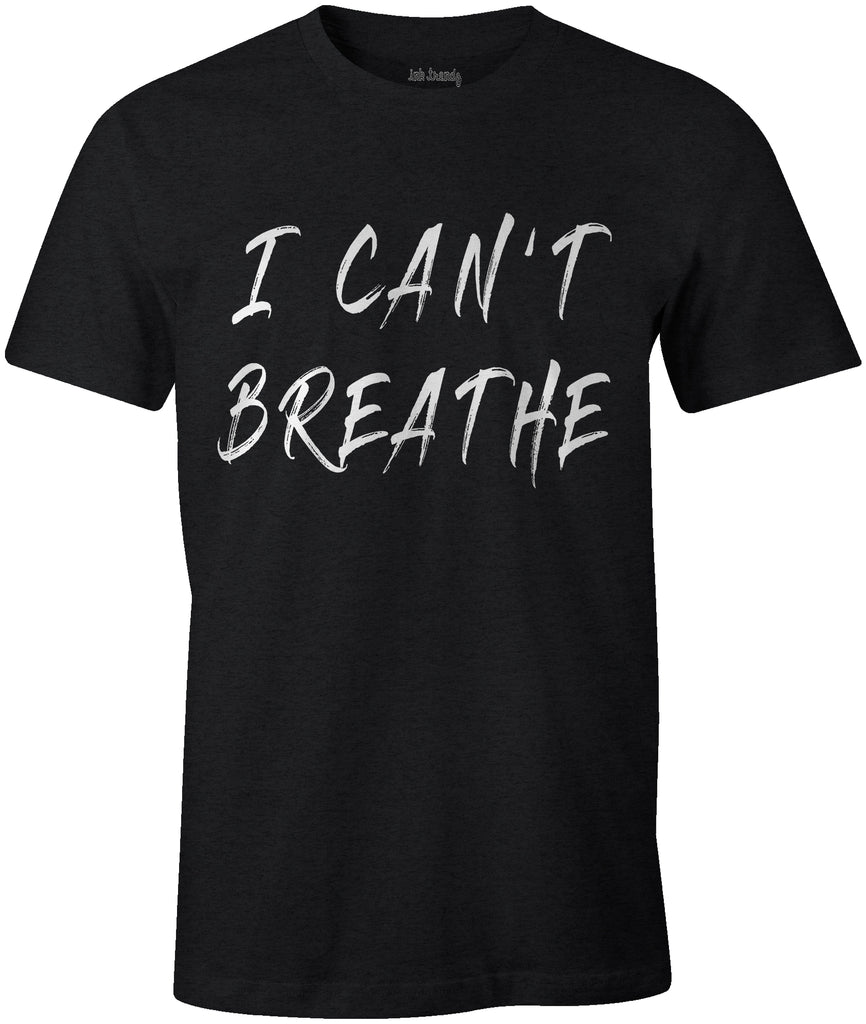 Ink Trendz® I Can't Breathe- George Floyd Social Justice Riot T-Shirt Black Lives Matter T-Shirt in Black Police Brutality T-shirt