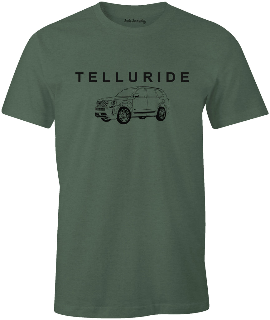 Ink Trendz® Telluride Nightfall Edition Cotton Crewneck T-Shirt, Kia Telluride T-shirt, Kia t-shirt, Telluride T-shirt