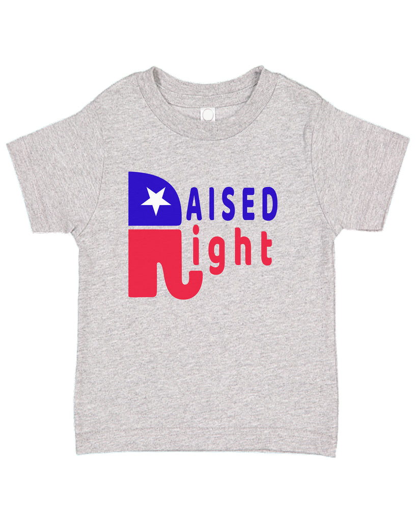 Ink Trendz® Raised Right Conservative Toddler T-shirt