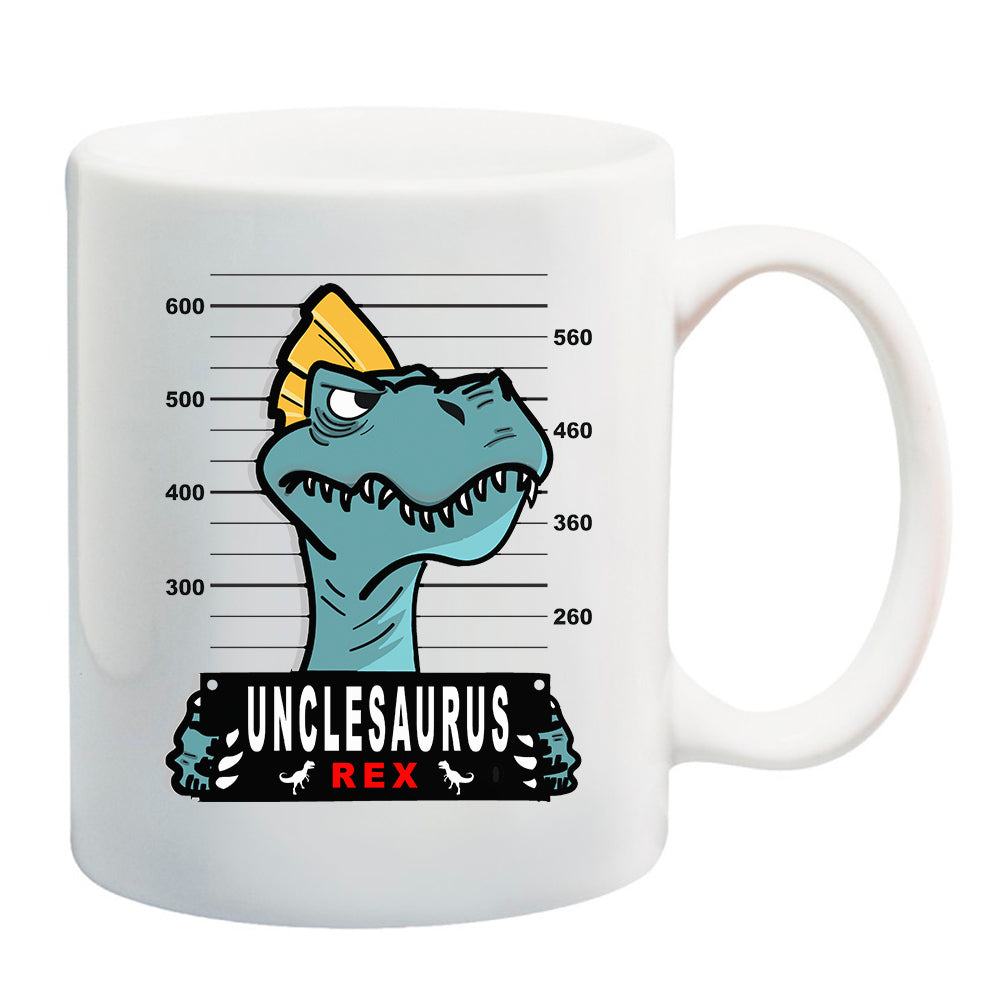 Ink Trendz® Unclesaurus, Uncle Gift, Uncle Announcement  11 oz. Ceramic Coffee Mug
