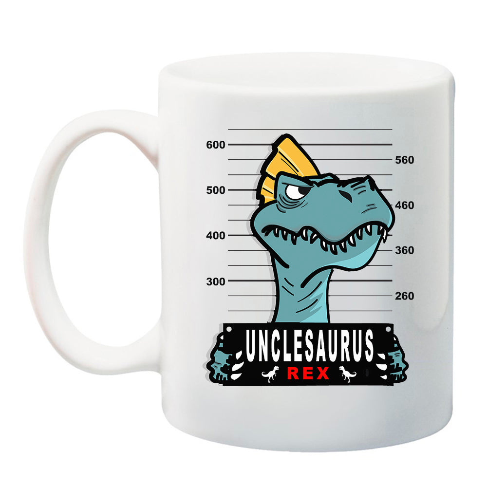 Ink Trendz® Unclesaurus, Uncle Gift, Uncle Announcement  11 oz. Ceramic Coffee Mug