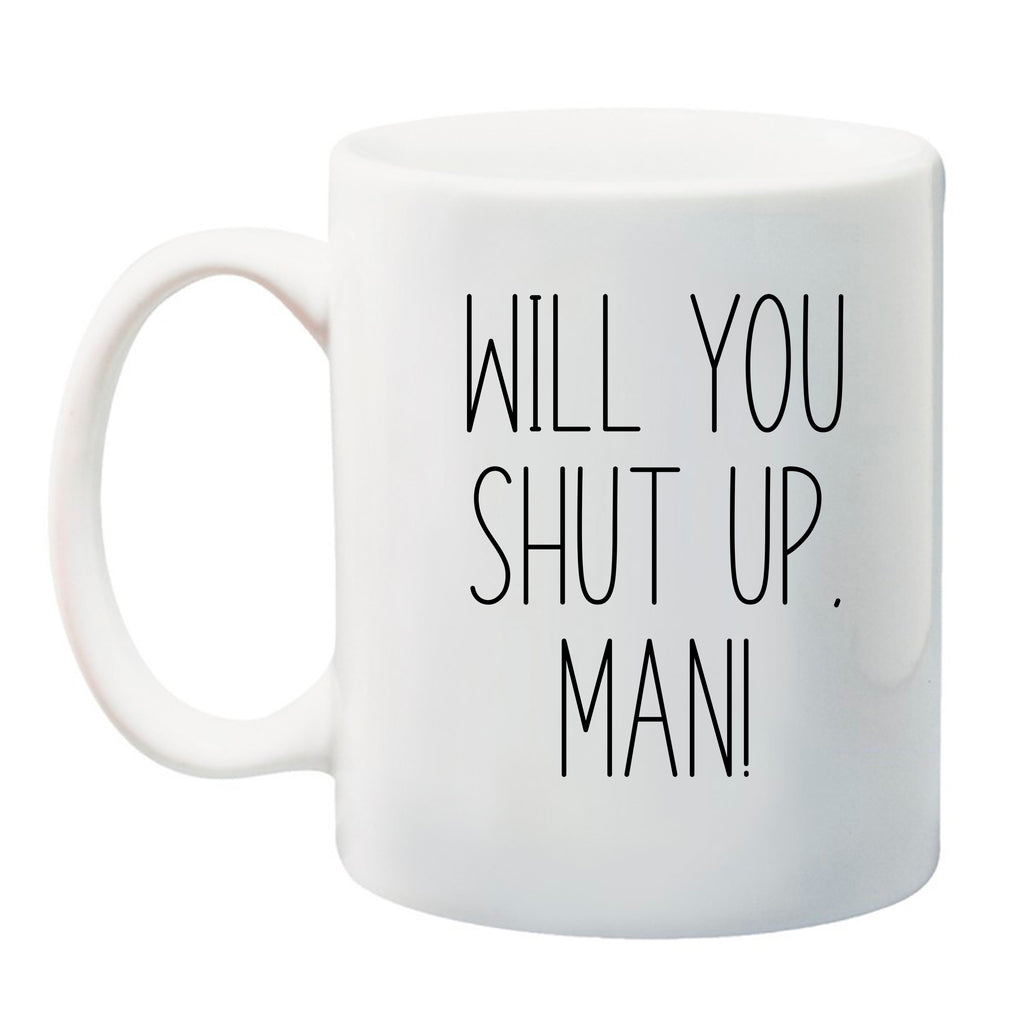Ink Trendz® Will You Shut Up, Man! Joe Biden Political Humor Novelty Coffee Mug