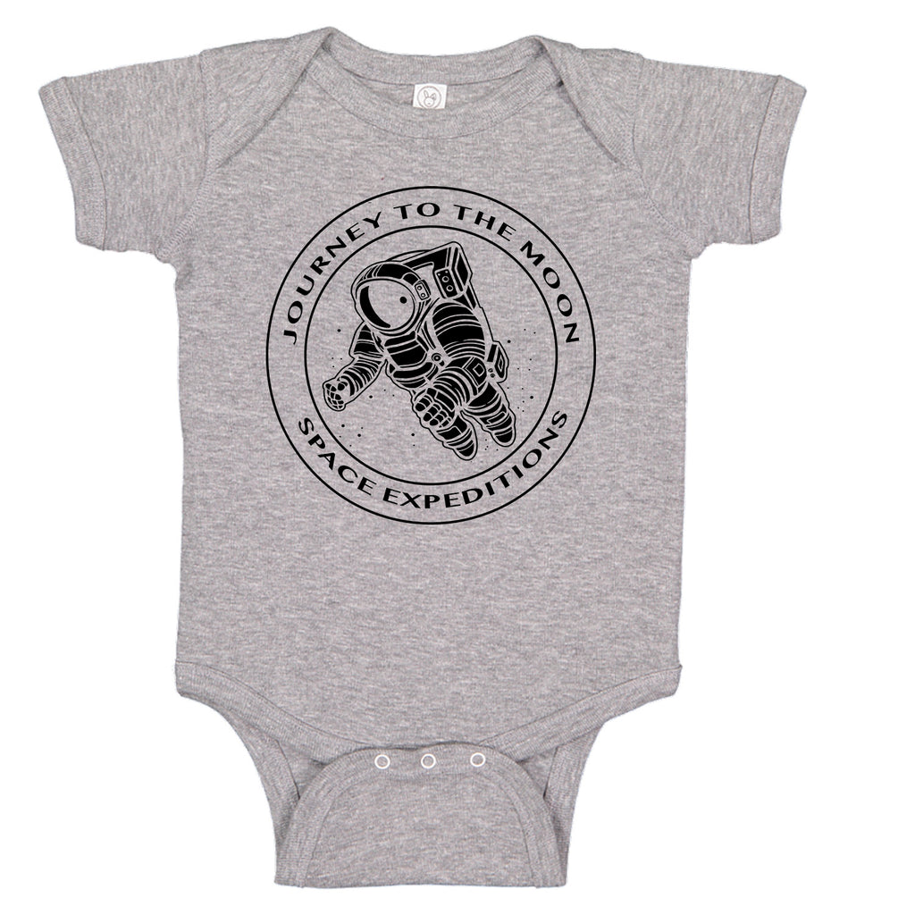 Ink Trendz® Journey to the Moon Space Expedition NASA Themed Baby Bodysuit, Nasa Baby Onesie, Nasa Onesie, NASA Onesies, Astronaut onesie, astronauts