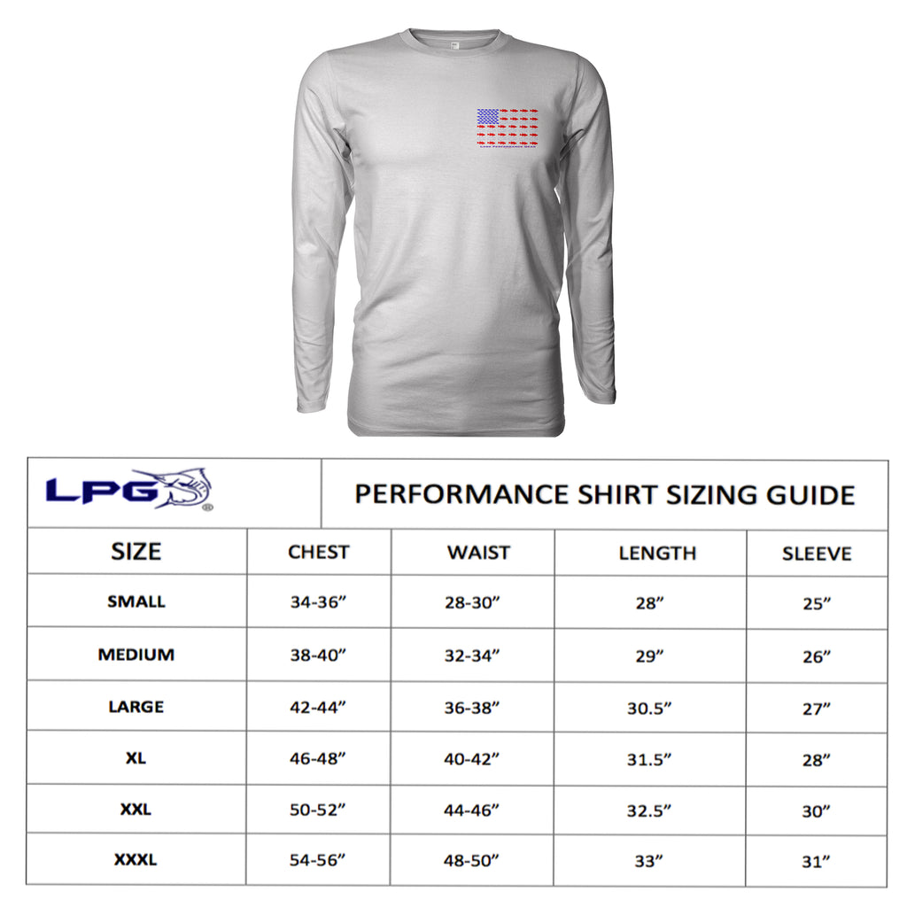 Redfish Tail Florida Style Long Sleeve Fishing Shirt for Unisex UPF 50 Dri-Fit Performance Rashguard T-Shirt