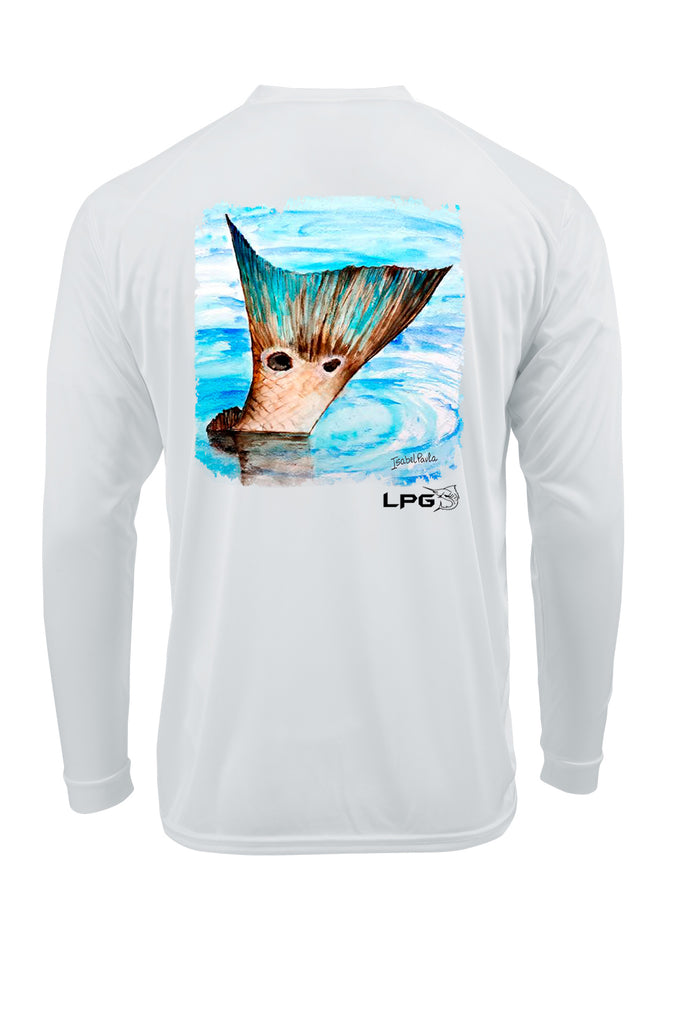 LPG Apparel Co. Redfish Florida Vibes Fishing Shirt for Unisex UPF 50 Dri-Fit Performance Rashguard T-Shirt, Red Drum Fishing, Fishing tee,fishing Long Sleeve T-Shirt