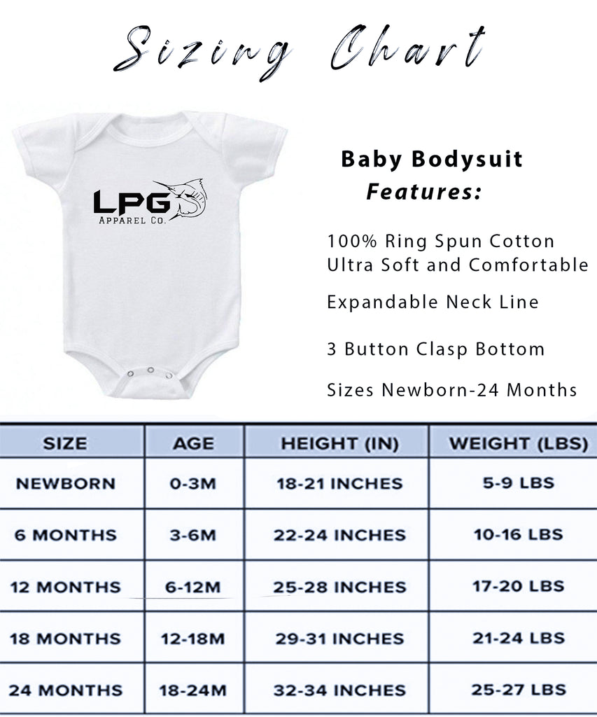 LPG Apparel Co. ALOHA SURFER Hawaii Vibes Infant Baby Bodysuit Romper