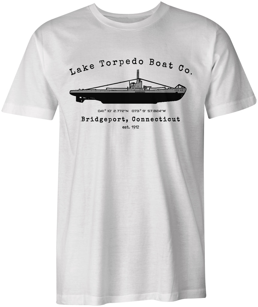 Lake Torpedo Boat Co. S-Class Submarine Bridgeport Connecticut T-Shirt