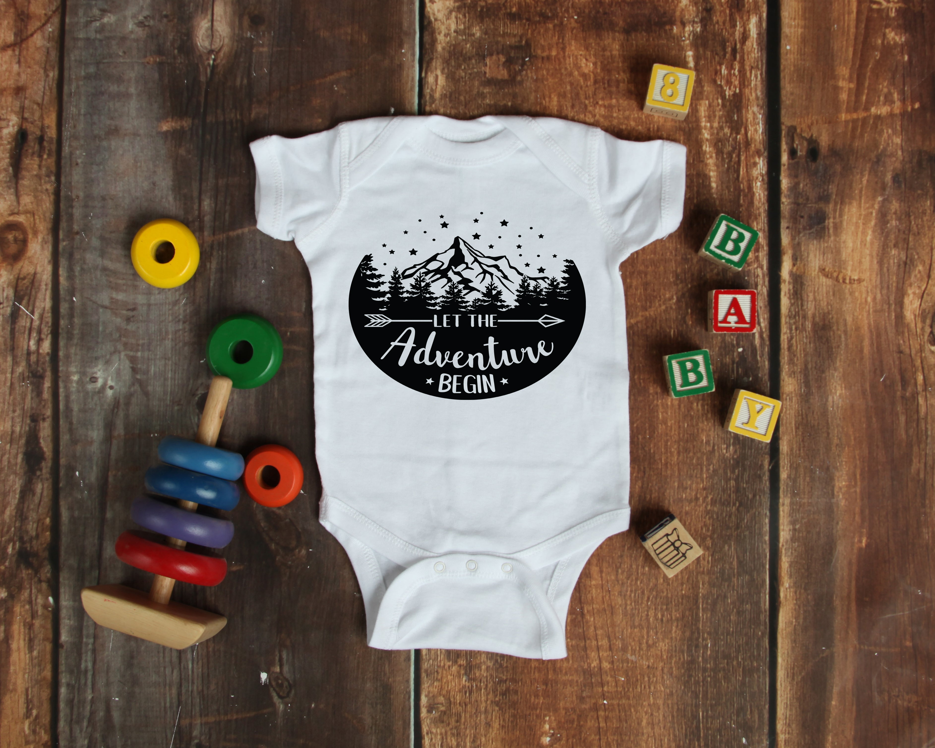 Let the adventure begin romper sales
