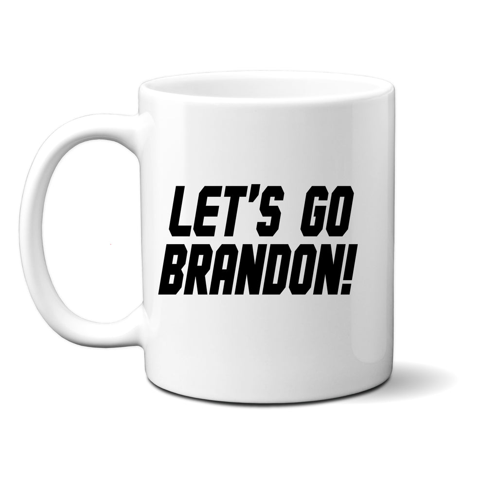 The Peoples Brigade Let's Go Brandon FJB  11 Oz. Coffee Mug Cup FJB MUG, Nascar Mug, Nascar Let's Go Brandon