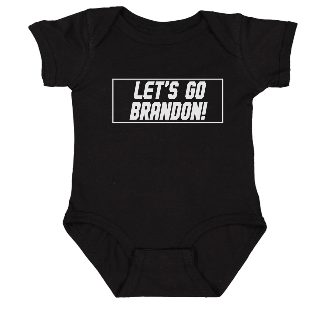 The Peoples Brigade Lets Go Brandon FJB Baby Romper Bodysuit | OP-1 |, Let's Go Brandon Onesie, Let's Go Brandon Baby T-Shirt