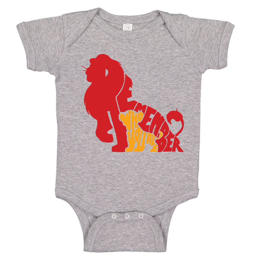 Remember Who You Are Simba Lion King Themed Bodysuit Romper