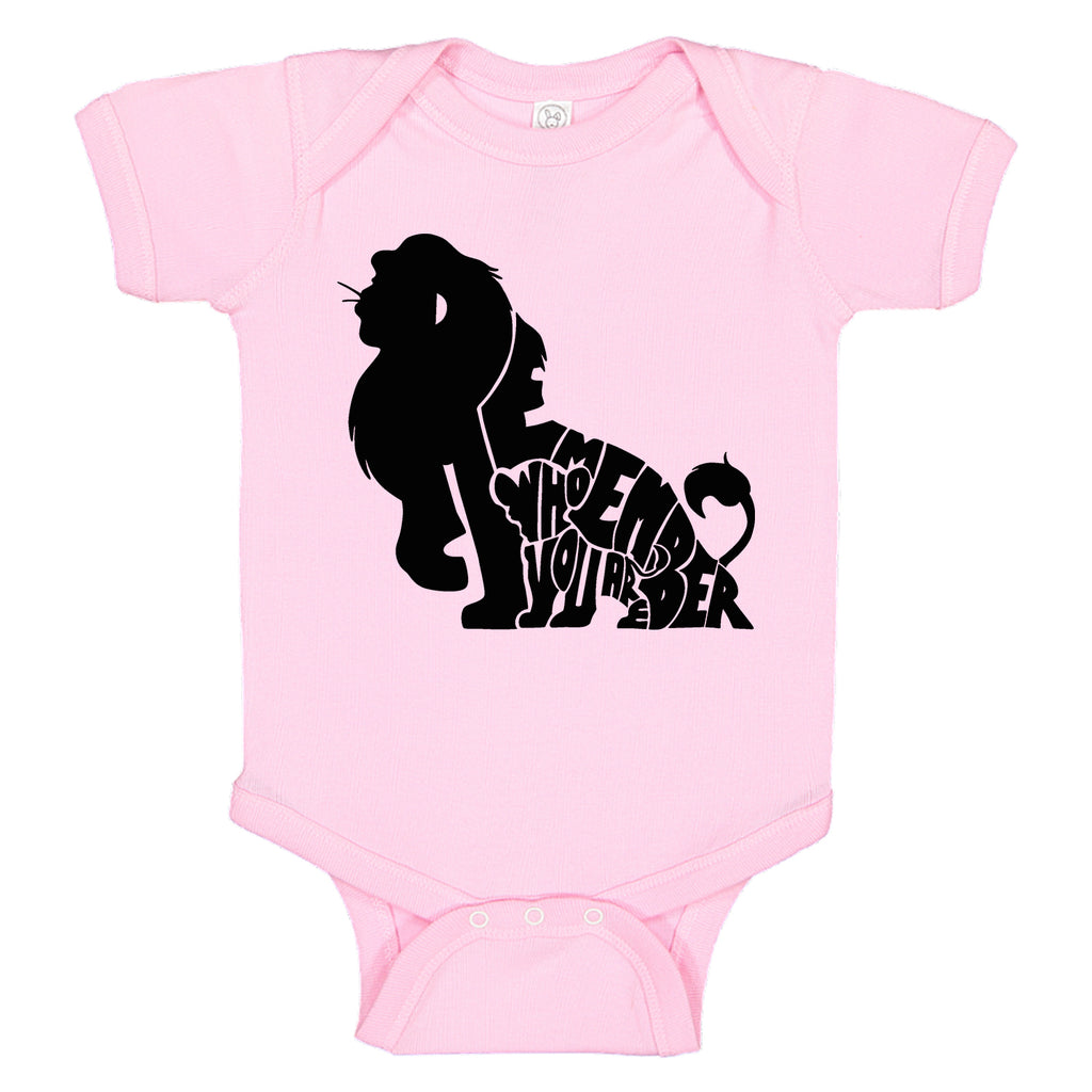 Remember Who You Are Simba Lion King Themed Bodysuit Romper