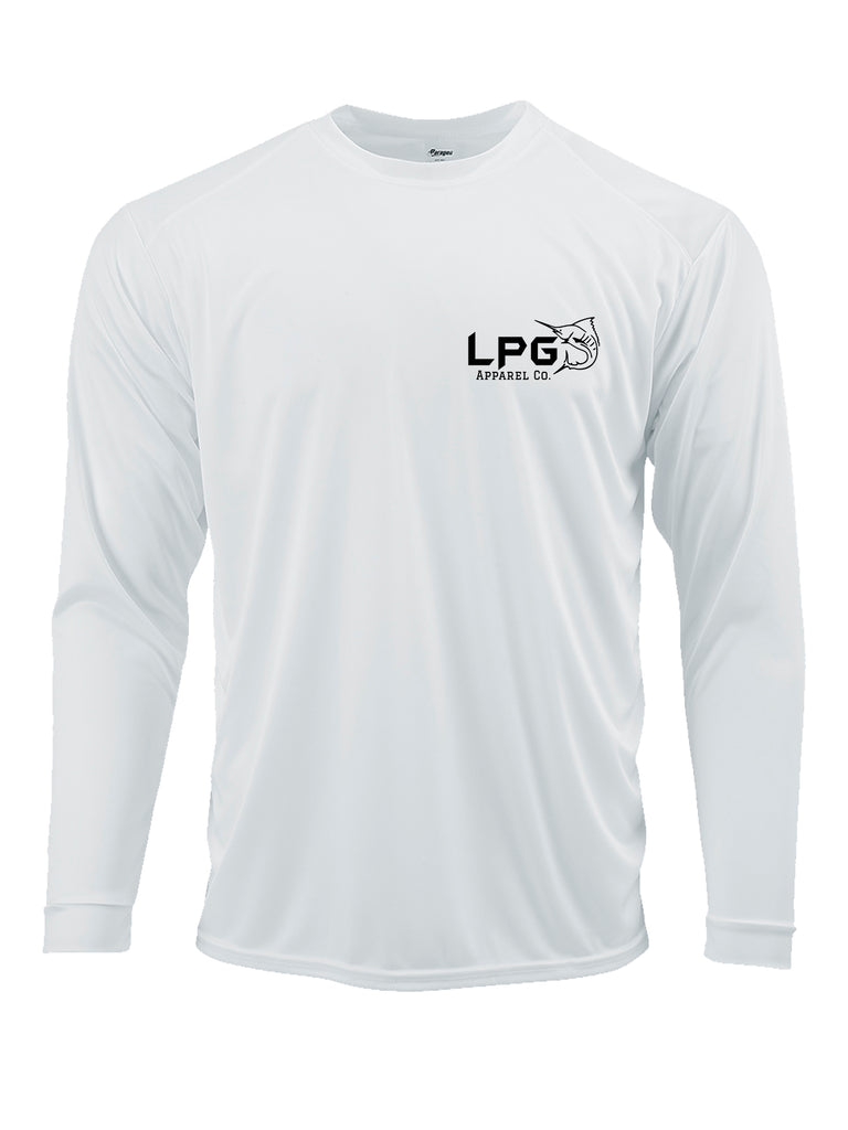 LPG Apparel Co® Tag & Release Flag Edition Long Sleeve Performance UPF 50+ T-Shirt