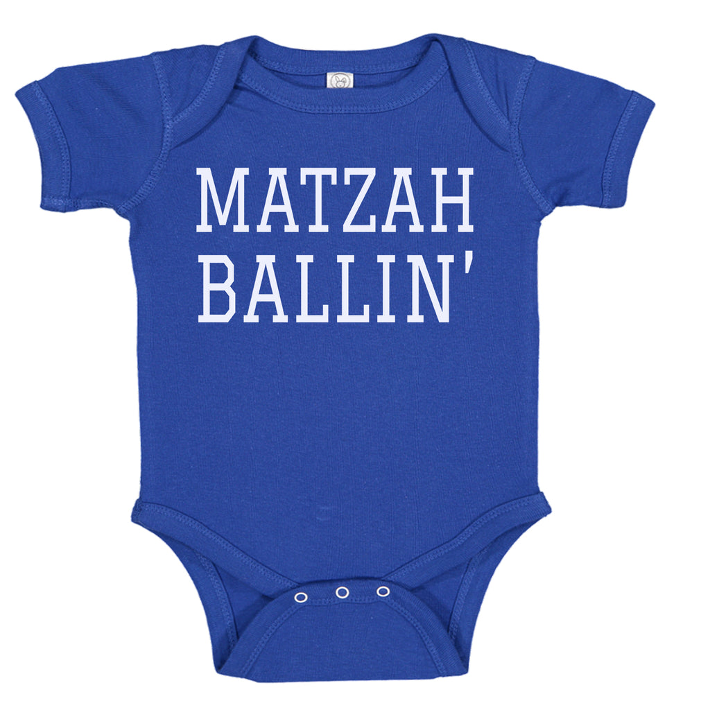 MATZAH BALLIN' Cute Baby Bodysuit
