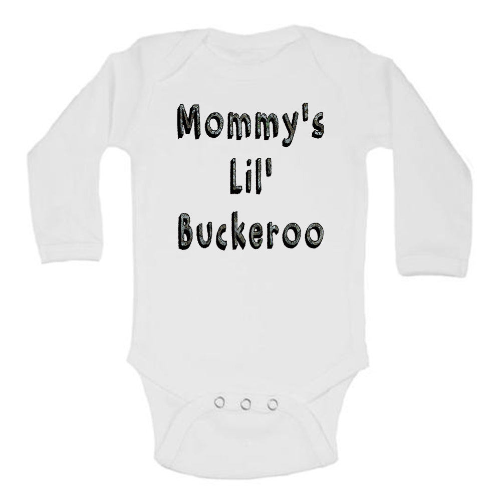 Mommy's Lil Buckaroo CAMO Baby Bodysuit