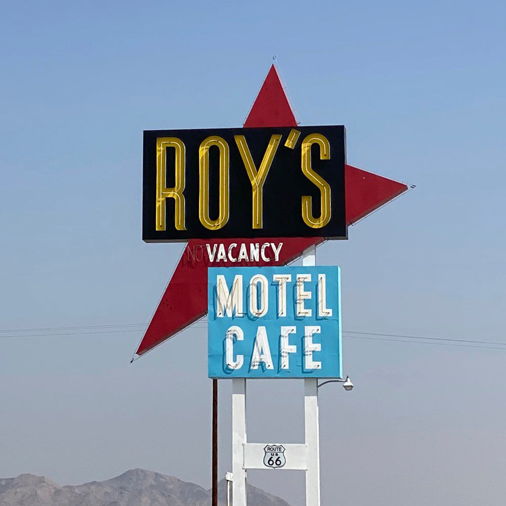 Ink Trendz® Roy's Gasoline Amboy Mojave Desert Cafe 11 oz. Ceramic Coffee Mug