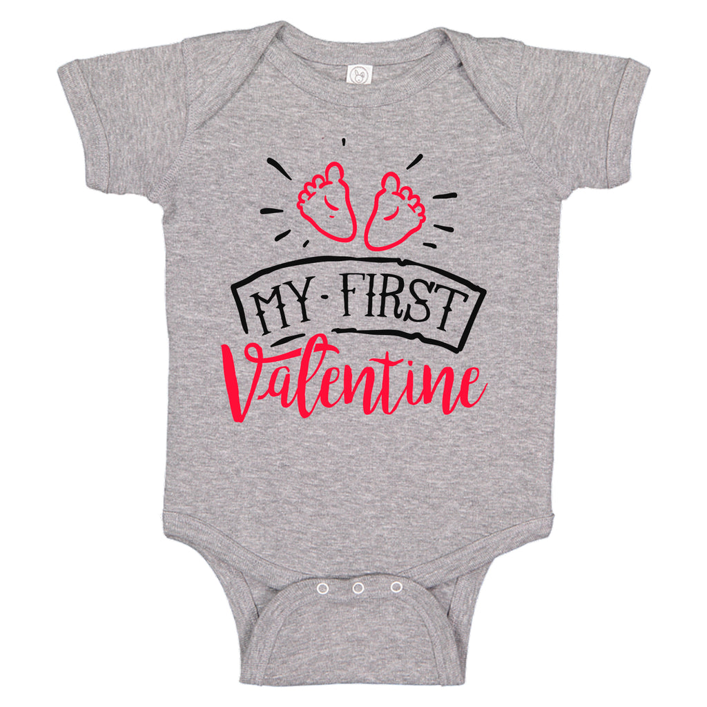 Ink Trendz® My First Valentine Day Infant - Toddler Baby Bodysuit