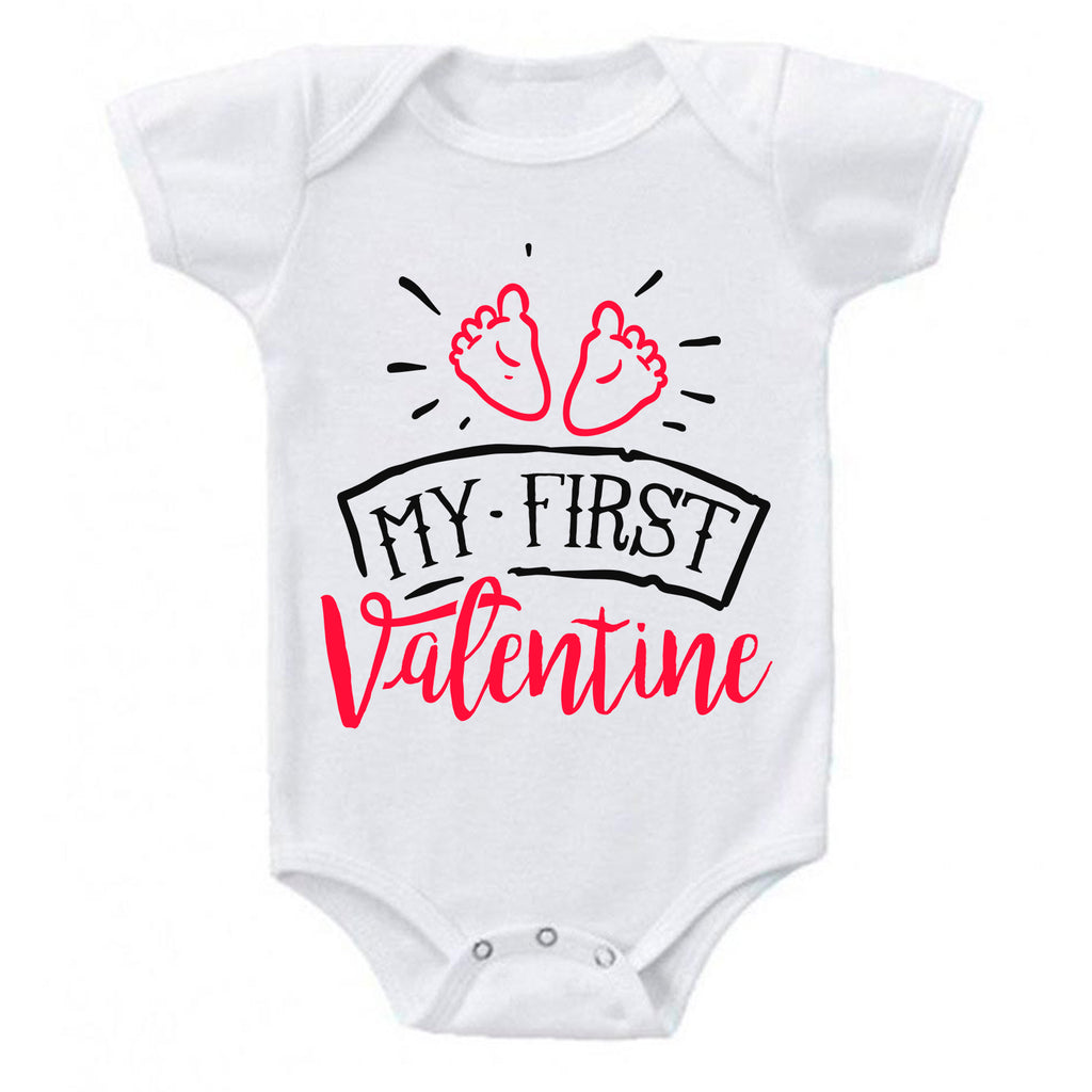 Ink Trendz® My First Valentine Day Infant - Toddler Baby Bodysuit