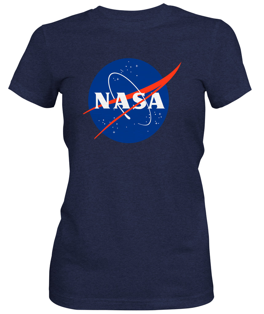 Nasa Logo Space Exploration Womens T Shirt
