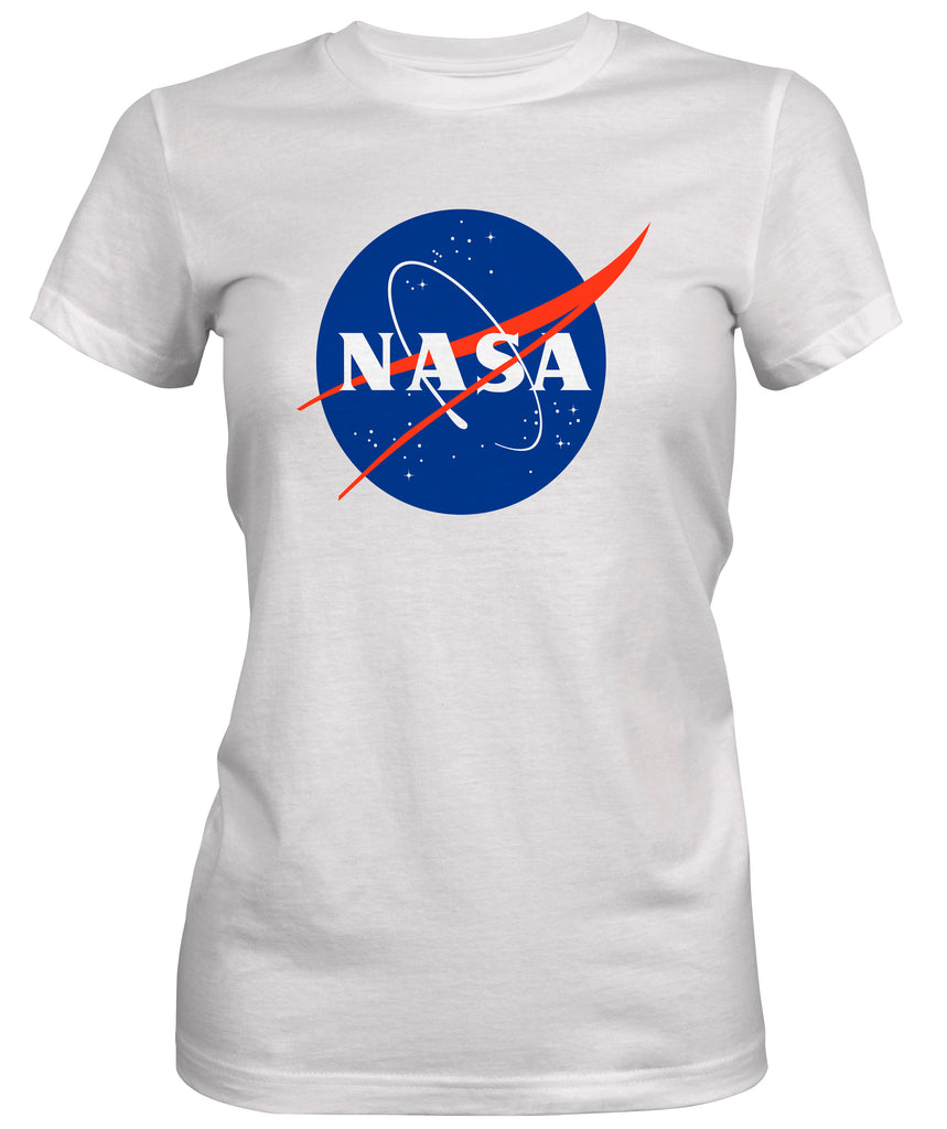 Nasa Logo Space Exploration Womens T Shirt
